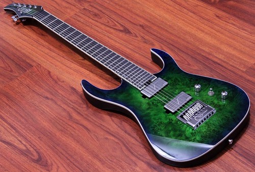 Halo MERUS 7-string guitar, EVERTUNE, Fluence, Poplar Burl [MADE TO ORDER] - Picture 2 of 6