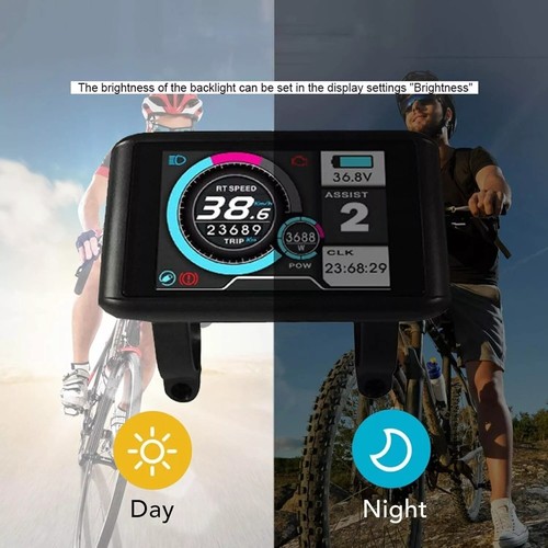 E-Bike Electric Bicycle Panel UKC1 Color Screen LCD Display Control Panel - Picture 5 of 12