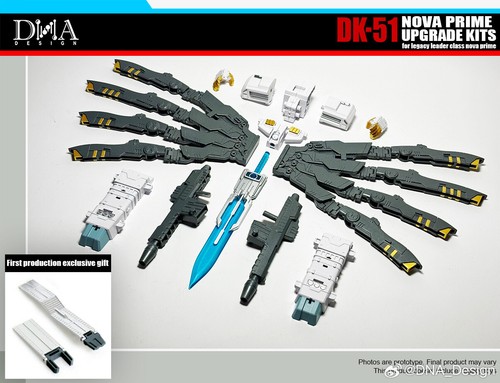 New Transformation toys DNA Design DK-51 Upgrade Kit In Stock