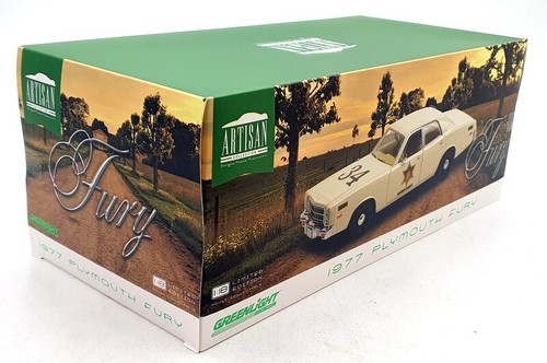 Greenlight 1/18 Scale Diecast 19112 - 1977 Plymouth Fury Hazzard County Sheriff - Picture 5 of 5