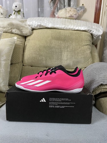 Adidas X Speedportal.4 IN Football Boots Pink Black BNIB Size 11uk Men’s GZ2451 - Picture 10 of 19