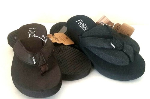 NEW KIDS FLOJOS BRODY TUMBLED EVA STRAP BLACK 445 BLK OR BROWN US SIZES - Picture 2 of 12