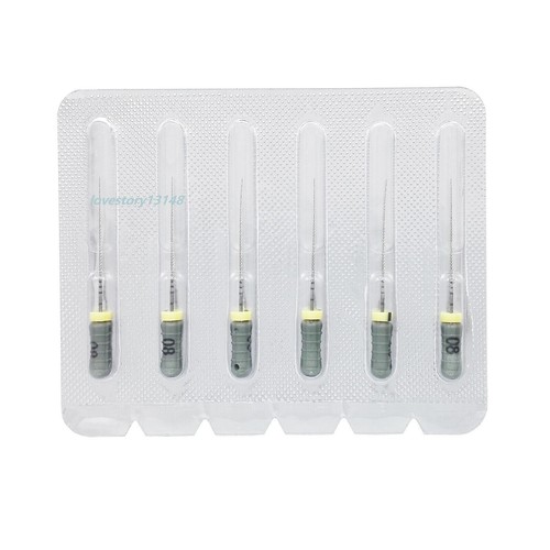 21/25MM C-files Dental Hand Use Endo Root Canal Steel Stainless Steel 6 Pcs/Pack - Picture 14 of 30