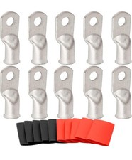  Qty. 10 SVAAR 0 Gauge Tinned Copper 1/0AWG-5/16  Ring Terminals