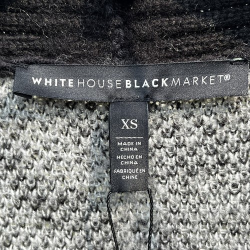 White House Black Market Kimono Cover Up Cardigan Sweater Animal Print XS - Picture 7 of 9