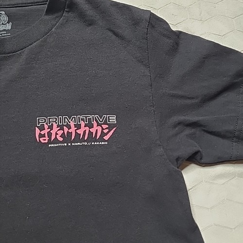 Camisa Primitive X Naruto Kakashi Para Hombre S Pequeña 2007 Shippuden - Imagen 3 de 10