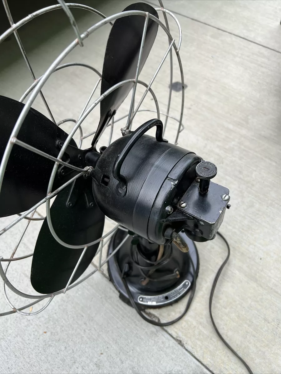 Vintage Hunter Fan and Ventilating Co Tested Working Type CG-16 Cat #262 Fan