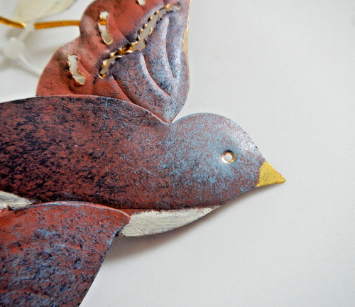 REGAL ART & GIFT - PRETTY SWALLOW BIRD ORNAMENT - CUT OUT METAL DECORATION - Picture 5 of 12
