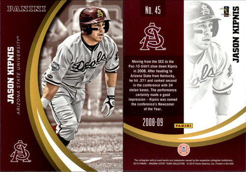 2015 Panini Arizona State Sun Devils Multi-Sport ~ Choose Your Card - Picture 46 of 49