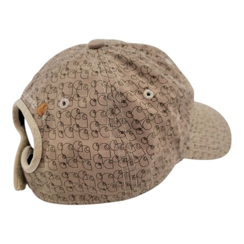 Gorra de béisbol Carhartt bronceada con estampado de logotipo ajustable con tirantes ropa de trabajo sombrero talla única - Imagen 3 de 10