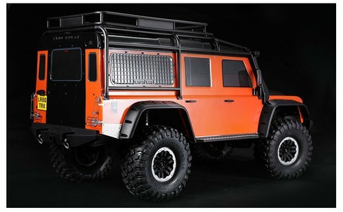 Rückseite Metall Rutschplatte passend für 1/10 RC Crawler Auto Defender Traxxas Trx4 Auto - Bild 5 von 11