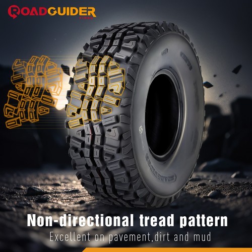 Set 2 ROAD GUIDER ATV/UTV tires 24x9-10 24x9x10 6PR - Picture 2 of 7