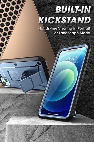 SUPCASE para 2021 Nuevo iPhone 13 cuerpo completo 6,1 pulgadas Estuche Pantalla Resistente Soporte Cubierta - Imagen 20 de 26