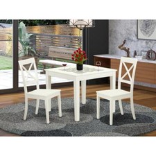 3 Pcsquare Kitchen Table and 2 Wood Kitchen Dining Chairs in ...