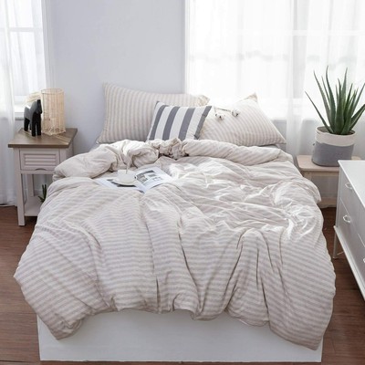 LIFETOWN Jersey Knit Cotton Duvet Cover Queen, 1 Duvet Cover and 2 Pillowcases, eBay LIFETOWN Jersey Knit Cotton Duvet Cover Queen, 1 Duvet Cover and 2 Pillowcases, eBay