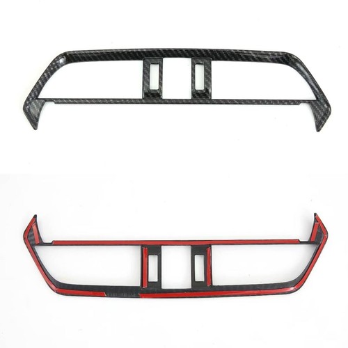 For Toyota RAV4 2019-2024 Carbon Fiber Dashboard Middle Air Outlet Vent Cover - Picture 4 of 4