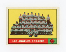 LOS ANGELES DODGERS 1961 Topps Team Card #86 SANDY KOUFAX DON DRYSDALE+