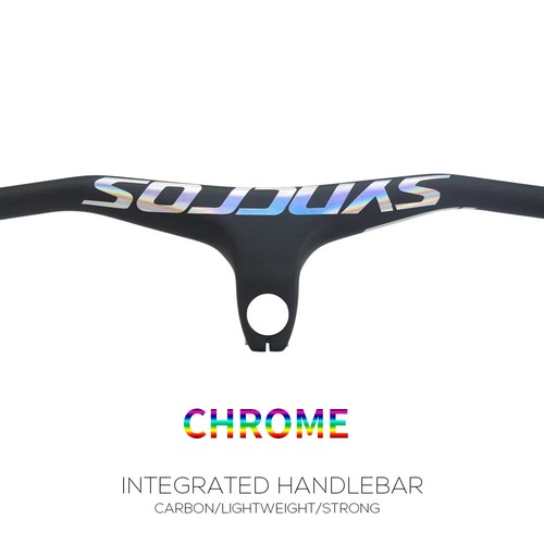 MTB Bicycle Integrated Carbon Handlebar Mountain Bike with Stem -17 Degree - Picture 37 of 43
