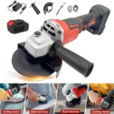 21V Cordless Angle Grinder Kit 11000RPM Power Tool Sander With Battery & Charger