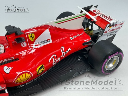 Ferrari F1 SF70H Sebastian Vettel Australia GP 2017 Winner 1:18 BBR181705 by BBR - Picture 8 of 10