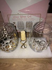 FUN MOM GIFT Wine Glass Cork Stopper Set MOTHER S DAY, BIRTHDAY, ANY DAY