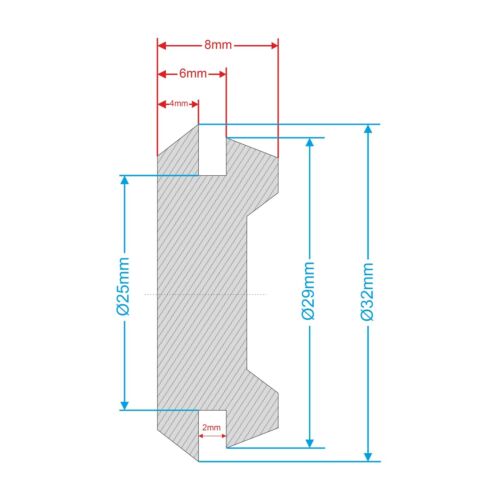 1x Grommet in gomma senza fori guarnizione firewall fissaggio tappi fori - Foto 12 di 35