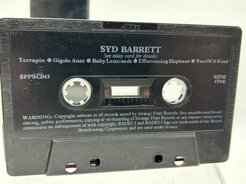 Syd Barrett The Peel Sessions Excellent Cassette Tape Very Rare Pink Floyd - Picture 8 of 11