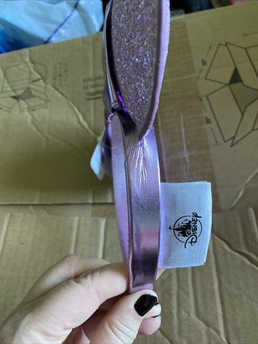 Tomorrowland Purple Wall Lilac Lavender Minnie Mouse Bow Ears Disney Parks NWT - Picture 3 of 4