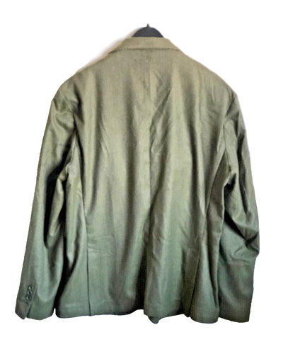 Blazer EGA Milano chaqueta lana cachemir hombre verde talla 52 - Imagen 2 de 12