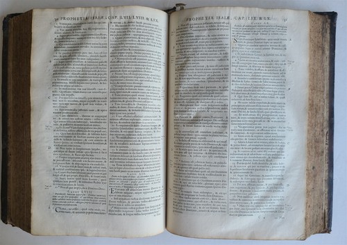 1675 BIBLE in LATIN ANTIQUE FOLIO printed in Lyon France - Picture 16 of 18