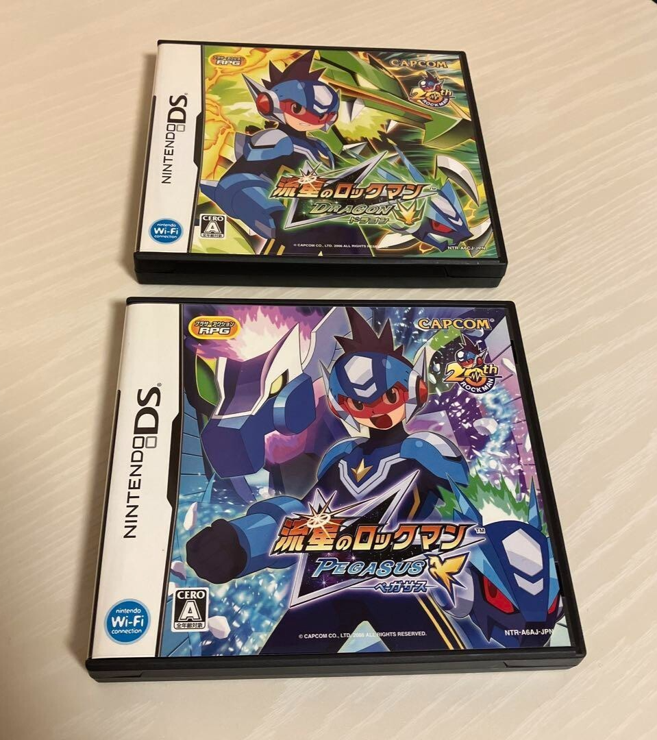 ✿︎ 任天堂DS 30点以上 SYS33 Nintendo DS Ryusei no Rockman DRAGON & PEGASUS 2Games