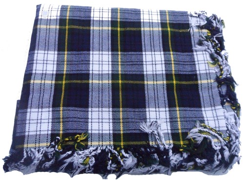 Scottish Piper Kilt Fly Plaids Various Tartan 48" X 48"/Highland Kilt Fly Plaid - Picture 7 of 19