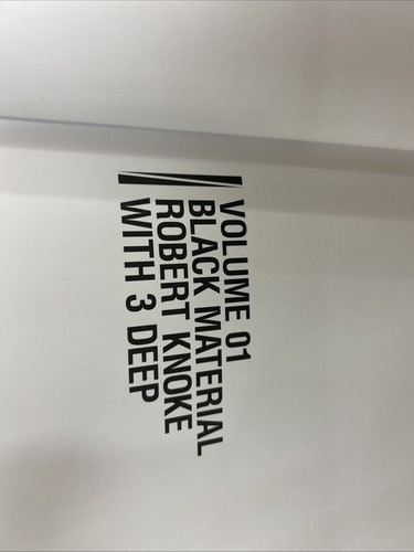 Lot of Two (2) Robert Knoke: Black Material - Volume 01 Blank 5 Space Art Book - Picture 9 of 11