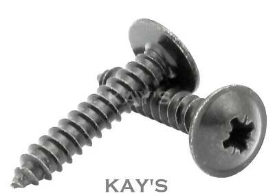 KAYFAST BLACK WAFER HEAD SELF TAPPING SCREWS CAR BODY PANEL INTERIOR WINDOW FRAME ZINC