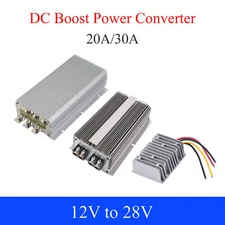 DC 12V to 28V Power Converter 20A 30A Step-Up Voltage Supply Module For Car