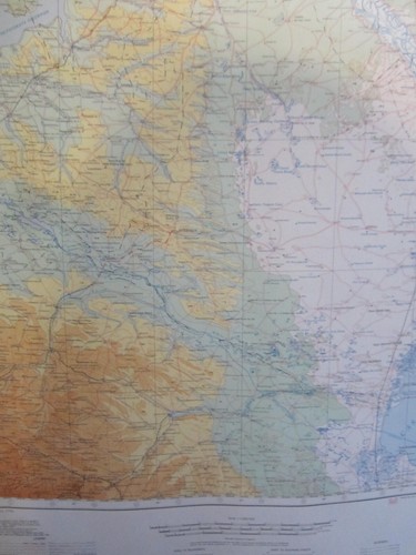 VINTAGE 1943 WWll WW ll ARMY MAP SERVICE STEPNOY SOVIET  RUSSIA USSR - Picture 4 of 11