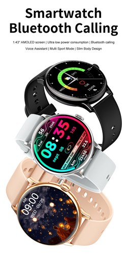 2024 Smart Watch Woman Men Bluetooth Call Sport Fitness Bracelet For Android IOS - 第 2/14 張圖片