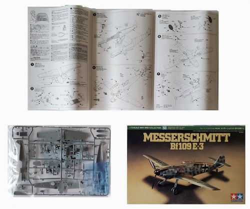 Tamiya WW2 Model Plane - German Messerschmitt Bf109 E-3 - Picture 3 of 6