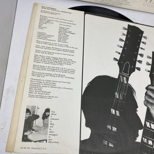 PETE TOWNSHEND,All The Best Cowboys Have Chinese Eyes 12" Vinyl Record LP ,EX VG - Picture 19 of 24