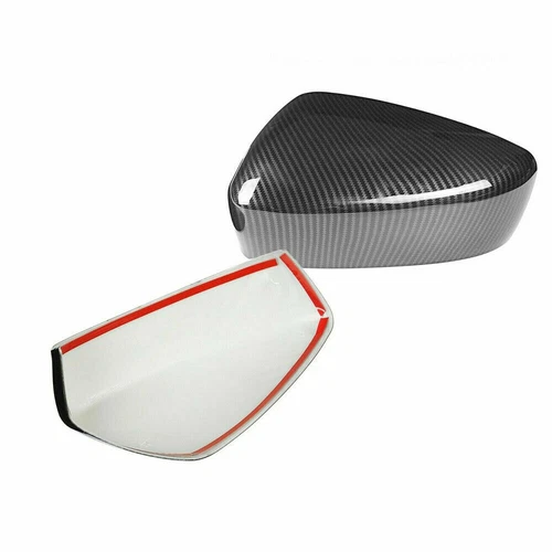 Carbon Fiber Color Replacement Side Mirror Cover Caps For Mazda 3 Axela 2014-16 - Imagen 3 de 5