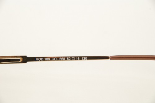 Raro Auténtico Cazal Mod. Marcos de gafas de bronce 188 Col. 668 52 mm Alemania - Imagen 7 de 12