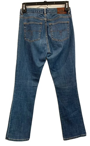 Lauren Jeans Co Boot Cut Size 4 Blue Denim Stretch Medium Wash Ralph Lauren - Picture 7 of 12