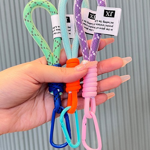 Lanyard Fluorescent Color Phone Strap Mesh Landyard for Bags Braided Strips Wa - 第 7/17 張圖片