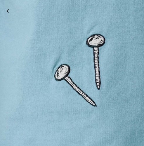 LOUIS VUITTON LV MULTI-TOOLS EMBROIDERED T-SHIRT in BLUE. SIZE M. ITEM# 1AB5ID - Picture 3 of 11
