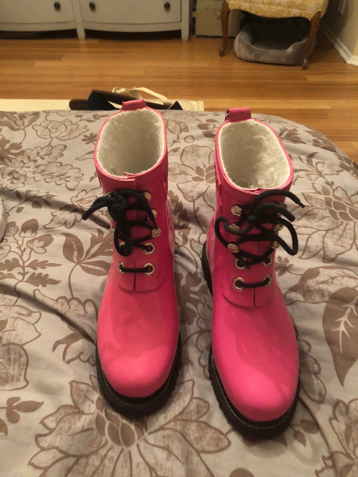 ILSE JACOBSEN Hornbæk Short Lace-Up Rubber Rain Stiefel 38 VGUC ILSE JACOBSEN Hornbæk Short Lace-Up Rubber Rain Stiefel 38 VGUC