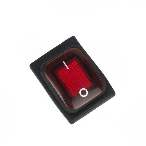 250V 20A Red Rocker Switch Rectangle Illuminated ON/OFF Waterproof DPST IP67 AU - Picture 10 of 12