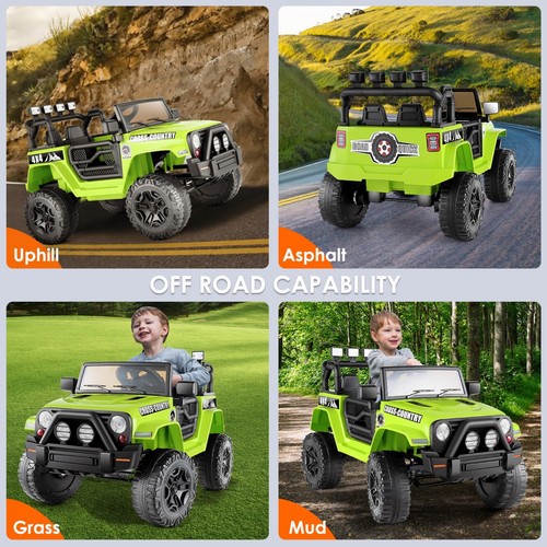Ride On Truck 12V Battery Powered,Kids Electric Car Vehicle Toy +Remote Control✨ - Picture 34 of 72