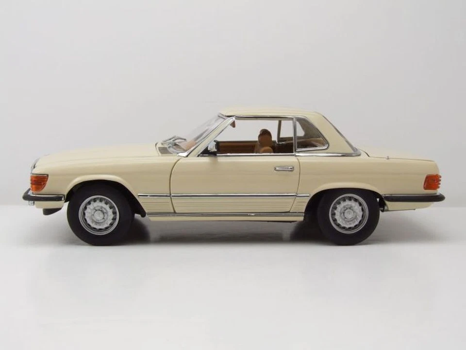 Mercedes 350 Sl Hardtop R107 1977 Marfil Coche a Escala Blanco 1:18 Sun Star - Imagen 3 de 4