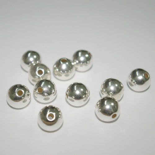 GROSSHANDEL MENGEN 925 Sterlingsilber 12 mm NAHTLOS Zwischenring PERLEN - Echt Silber  - Bild 15 von 16