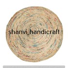 Braided Jute Rug Home Decor Floor Area Rugs Carpet Multi Hand Dye Rag Rug 8 Feet